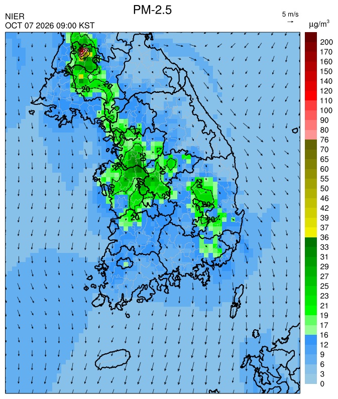 09:00 KST PM-2.5 예측모델