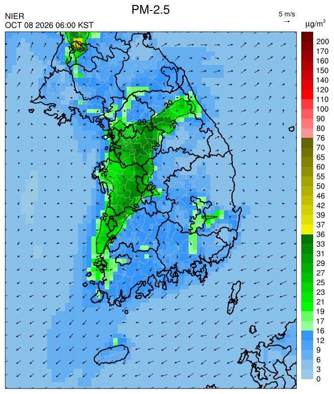 06:00 KST PM-2.5 예측모델