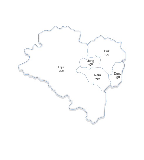 Ulsan 지도