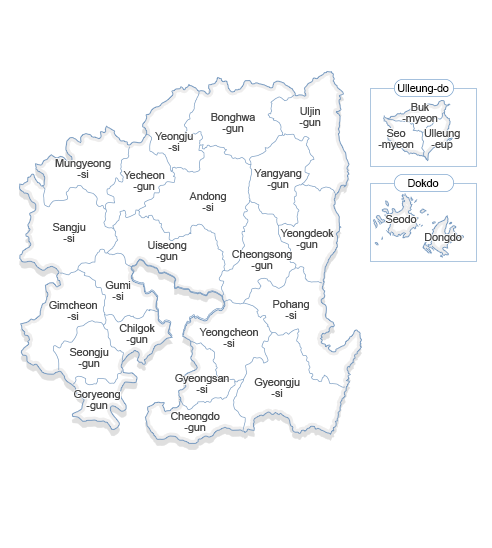 Gyeongbuk 지도