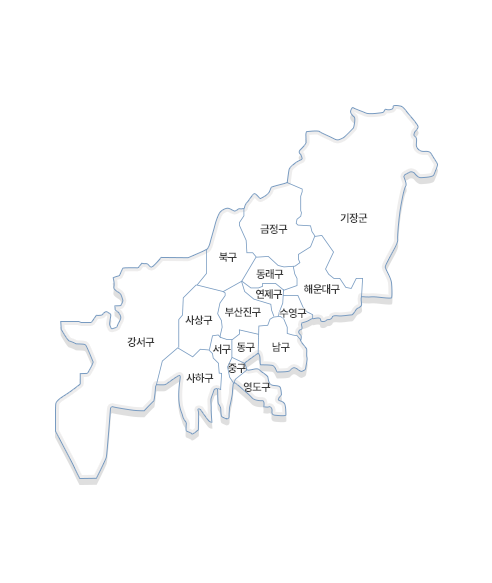 부산광역시 지도